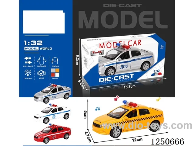 1:32 pull back alloy car included battery W L/M