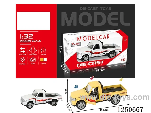 1:32 pull back alloy car included battery W L/M