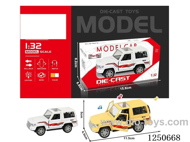 1:32 pull back alloy car included battery W L/M