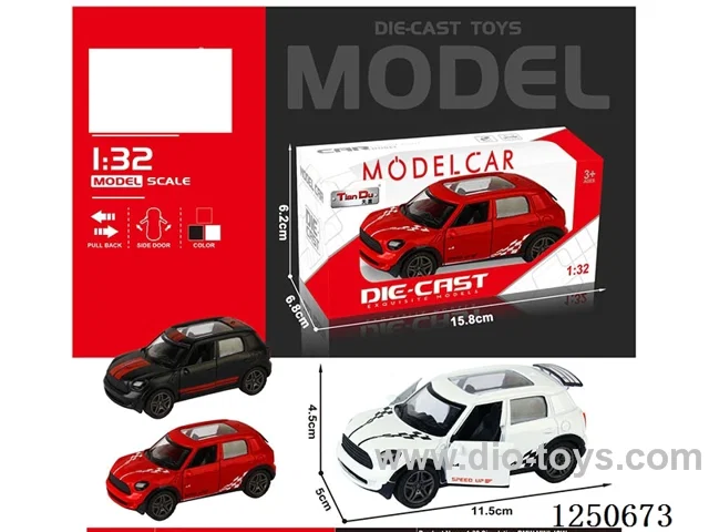 1:32 pull back alloy car