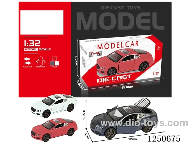 1:32 pull back alloy car