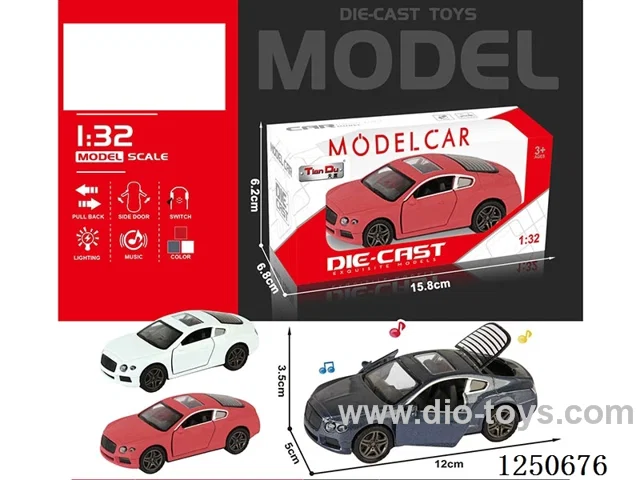 1:32 pull back alloy car included battery W L/M