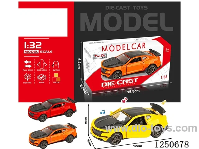1:32 pull back alloy car included battery W L/M