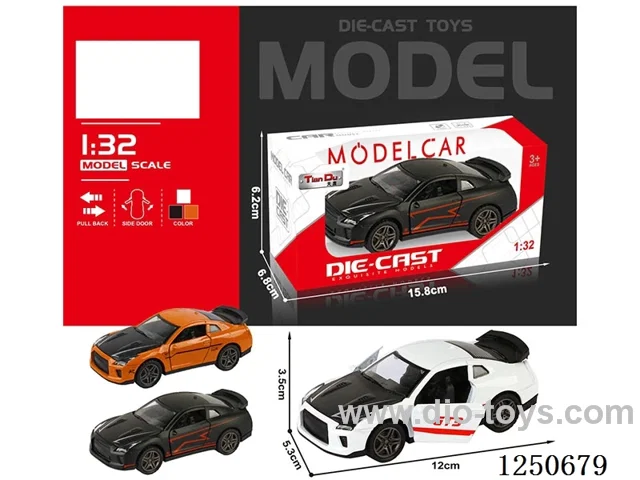 1:32 pull back alloy car