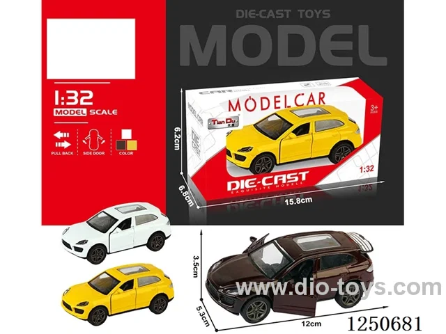 1:32 pull back alloy car
