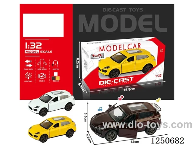 1:32 pull back alloy car included battery W L/M