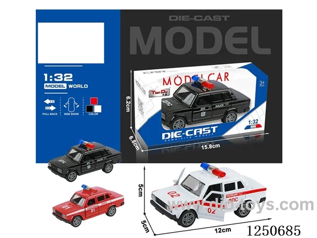 1:32 pull back alloy car