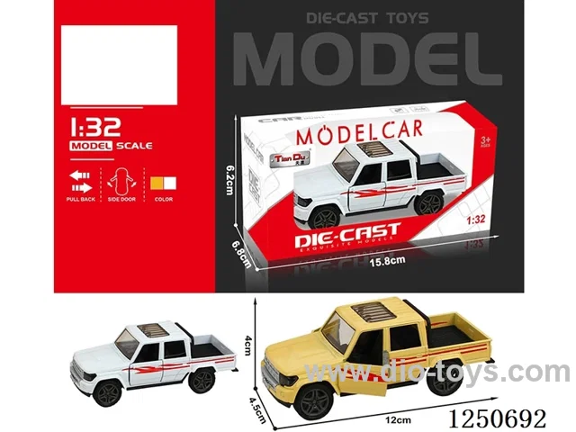 1:32 pull back alloy car
