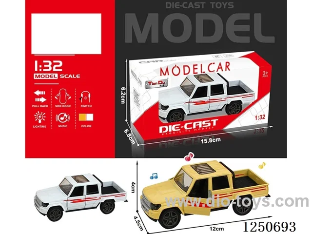 1:32 pull back alloy car included battery W L/M