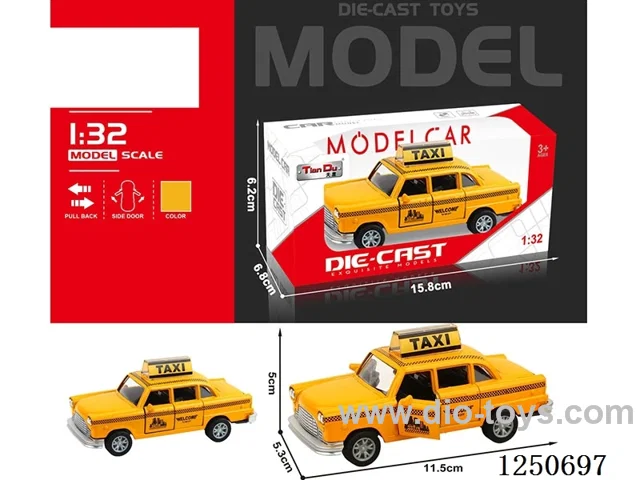 1:32 pull back alloy car
