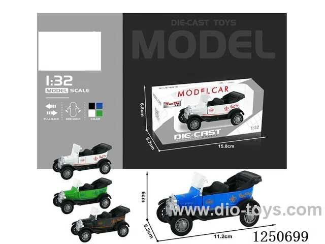 1:32 pull back alloy car