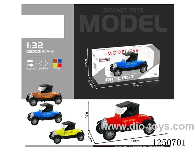 1:32 pull back alloy car