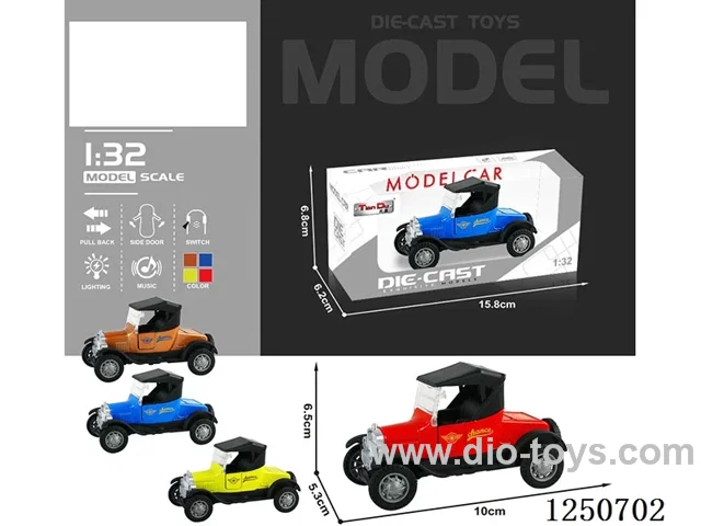 1:32 pull back alloy car W L/M