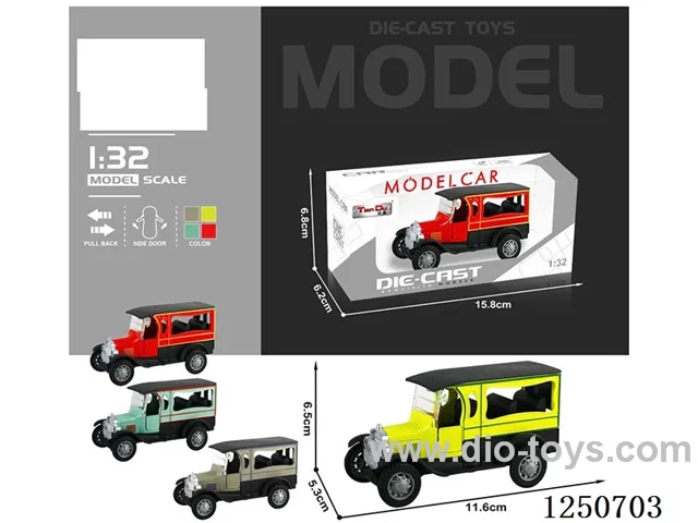1:32 pull back alloy car