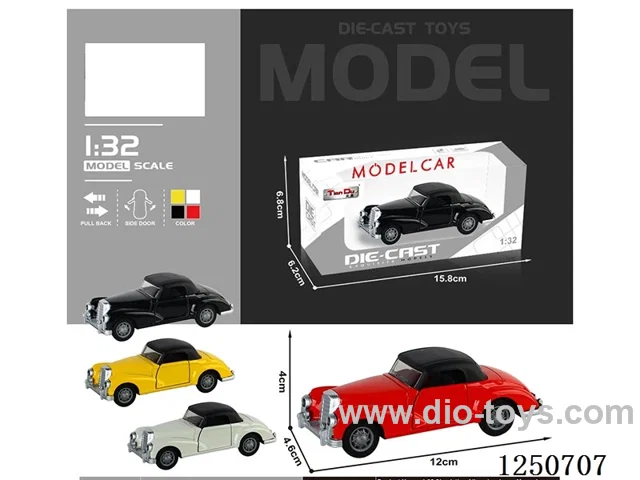 1:32 pull back alloy car