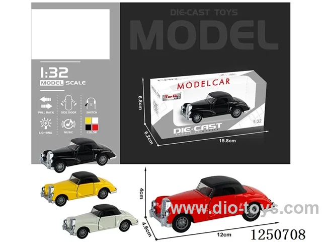 1:32 pull back alloy car W L/M