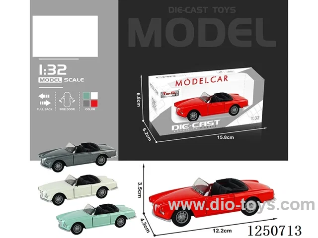1:32 pull back alloy car