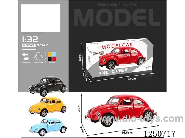 1:32 pull back alloy car