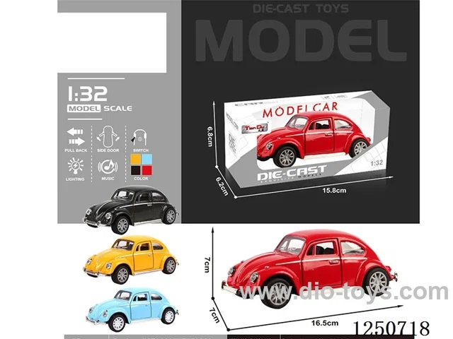 1:32 pull back alloy car included battery W L/M