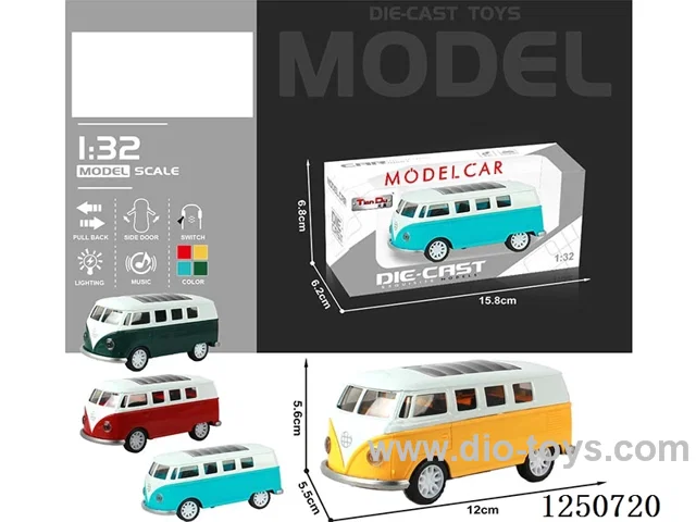 1:32 pull back alloy car included battery W L/M
