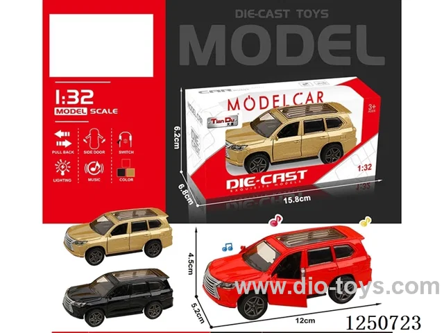 1:32 pull back alloy car included battery W L/M