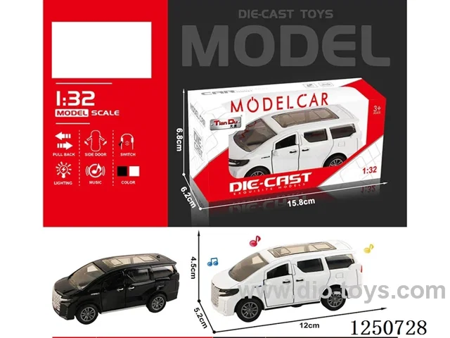 1:32 pull back alloy car included battery W L/M