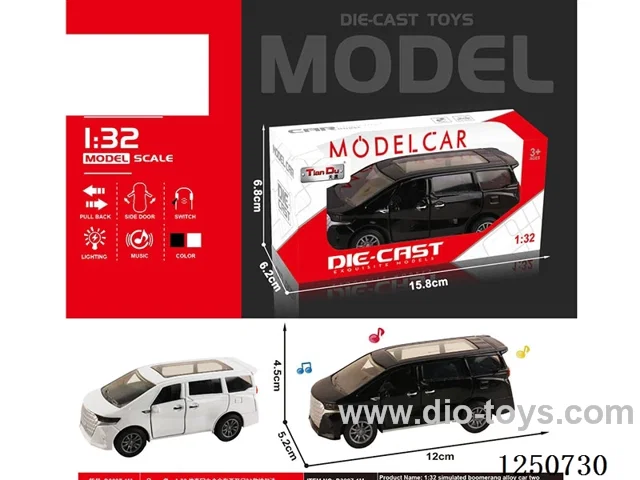 1:32 pull back alloy car included battery W L/M