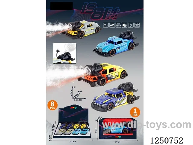 1:32 pull back alloy car W L/M/spray not included battery