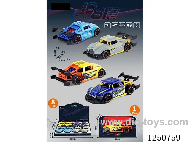 1:32 pull back alloy car