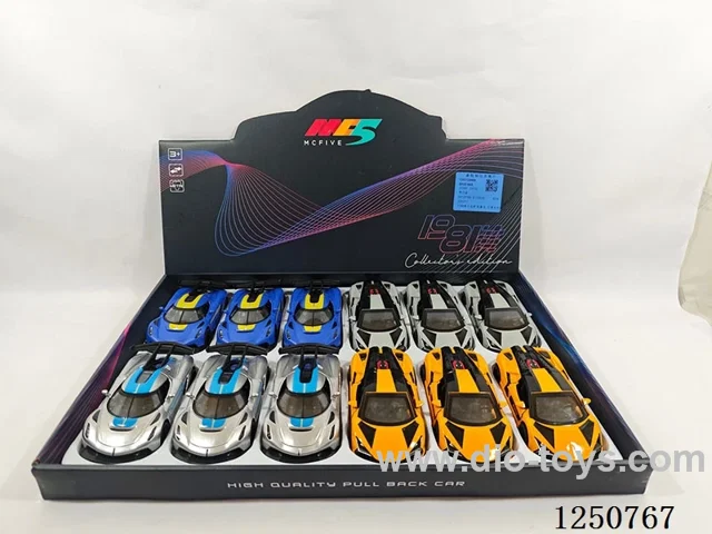 1:32 pull back alloy car 12PCS