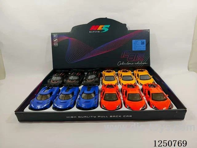1:32 pull back alloy car 12PCS