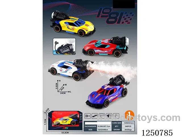1:32 pull back alloy car W L/M/spray not included battery