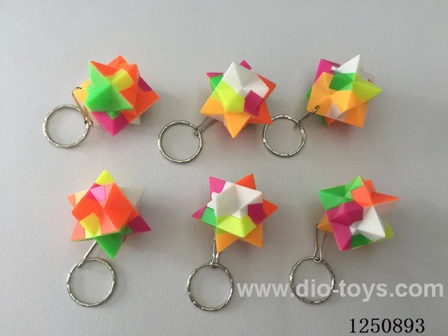 Keyring Multi-Angle Puzzle Blocks