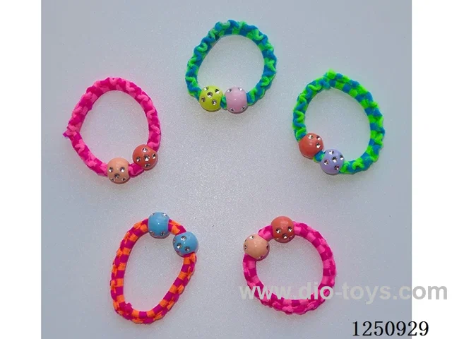 Beaded hair tie
