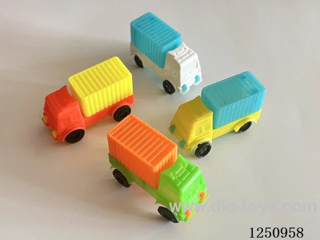 Free wheel container truck