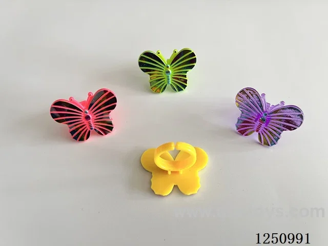 Colour-Printed Butterfly Ring