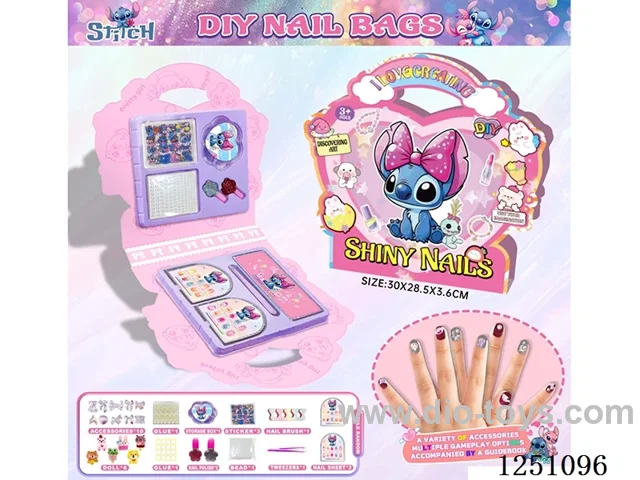 Stitch DIY Nail Art Accessories Set (with Instruction Booklet)