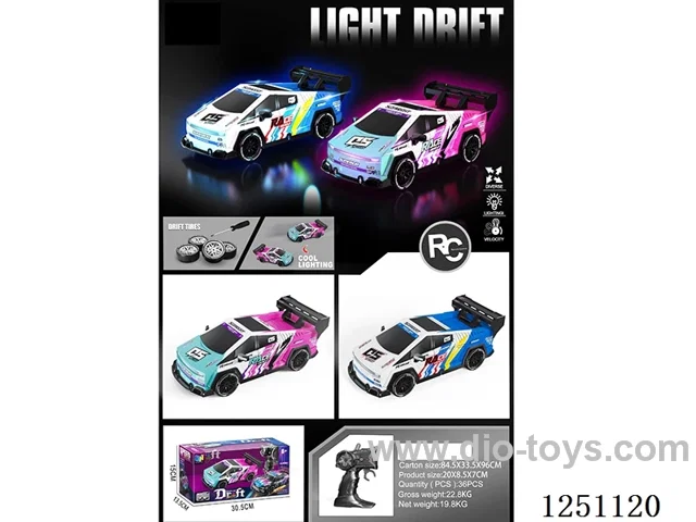 1:20 4WD rc car with light included battery 2 colors