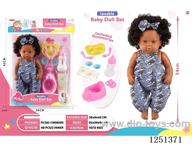 14 inch doll set with IC included battery 3*AG13