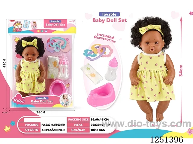 14 inch doll set with IC included battery 3*AG13