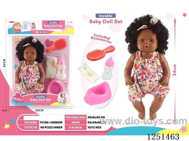 14 inch doll set with IC included battery 3*AG13