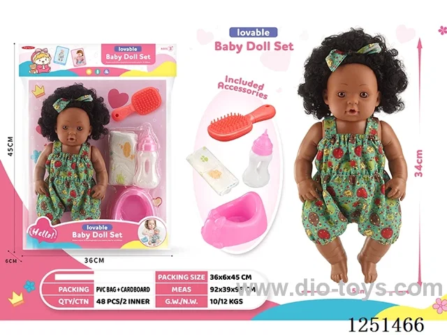 14 inch doll set with IC included battery 3*AG13