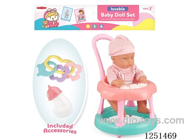 12 inch doll set with IC included battery 3*AG13