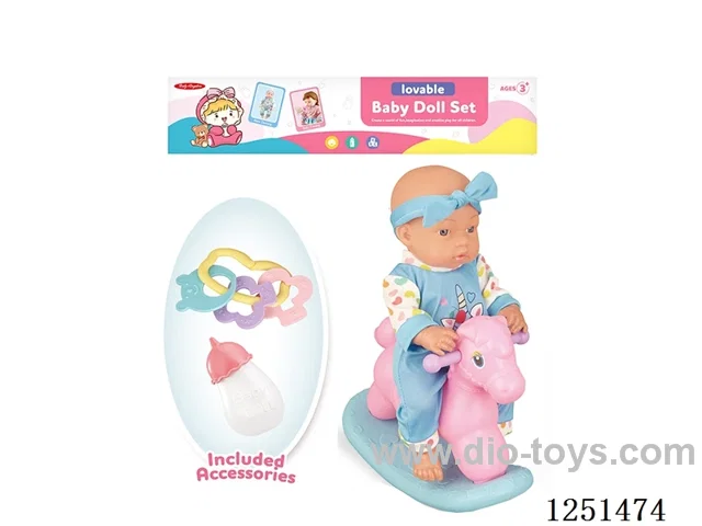 12 inch doll set with IC included battery 3*AG13