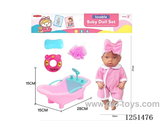 12 inch doll set with IC included battery 3*AG13