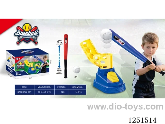 Foot Launch Baseball Set