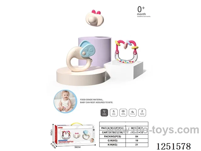 Baby rattles 3PCS (Boilable)