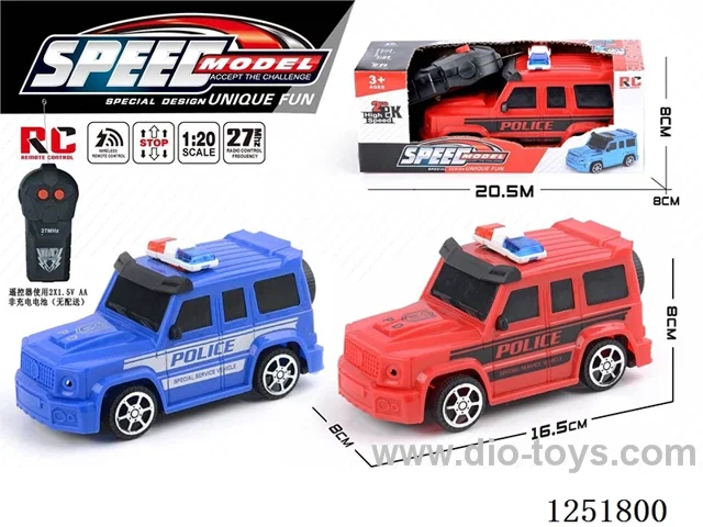 2ch RC police car (not included battery)