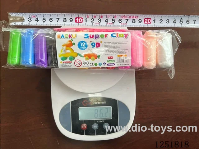 12 colours clay