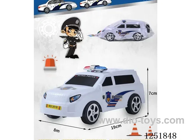 free wheel Police Car